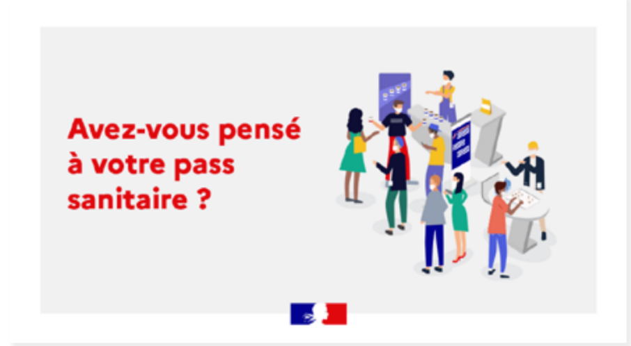 Pass sanitaire, certificat de vaccination et de tests, isolement des cas positifs
