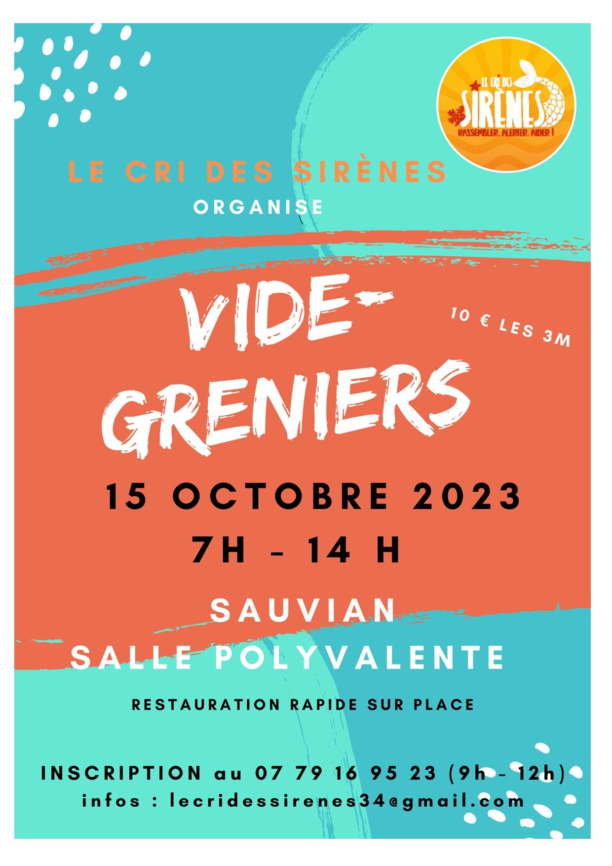 affiche vide grenier