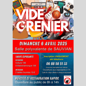 Vide Grenier de l'ABSSL dimanche 06 avril salle polyvalente