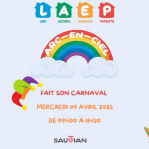 Carnaval du LAEP mercredi 09 avril de 09h à 11h30