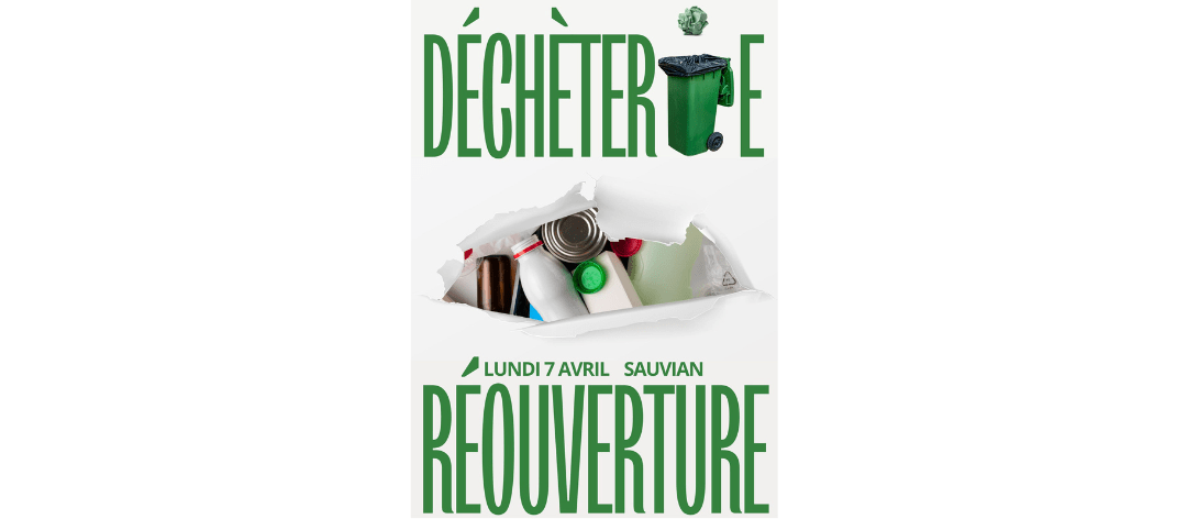 Réouverture de la déchèterie
