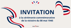 Invitation à la cérémonie commémorative de la victoire du 08 mai 1945