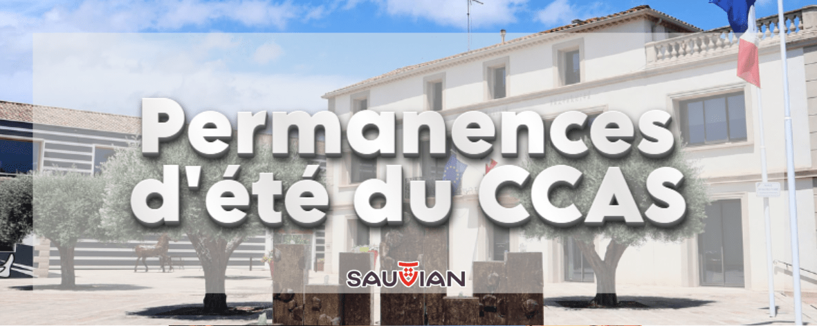 Permanences d'été du CCAS