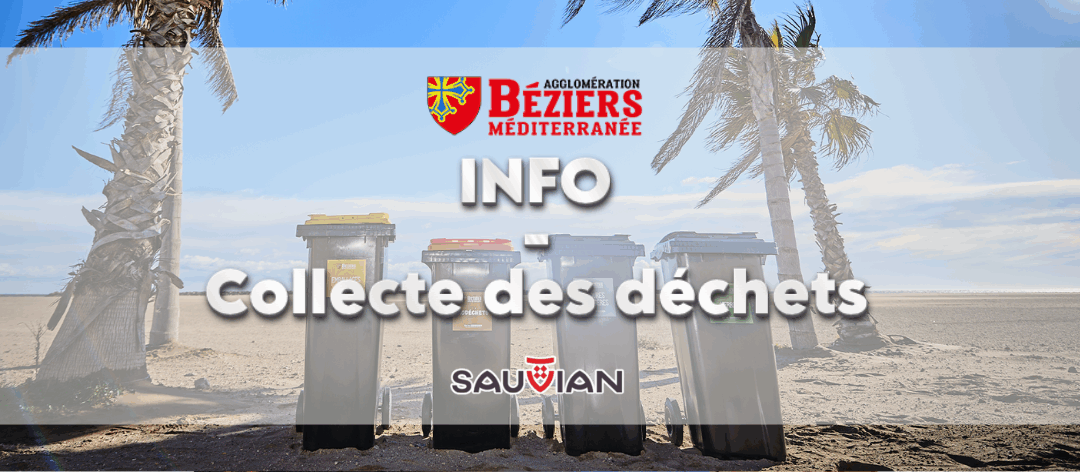 Collecte des déchets – Modification exceptionnelle des horaires