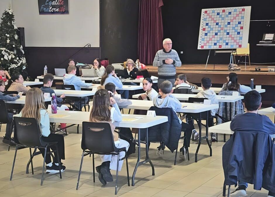 Scrabble scolaire – Finale locale