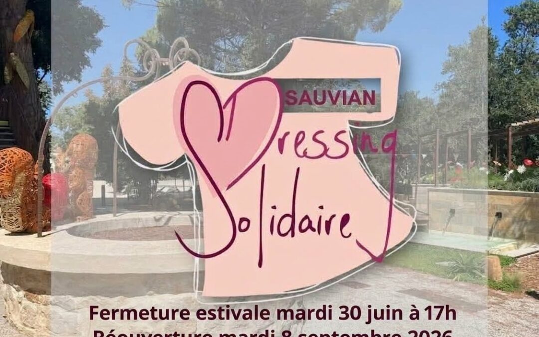 Fermeture estivale du Dressing Solidaire