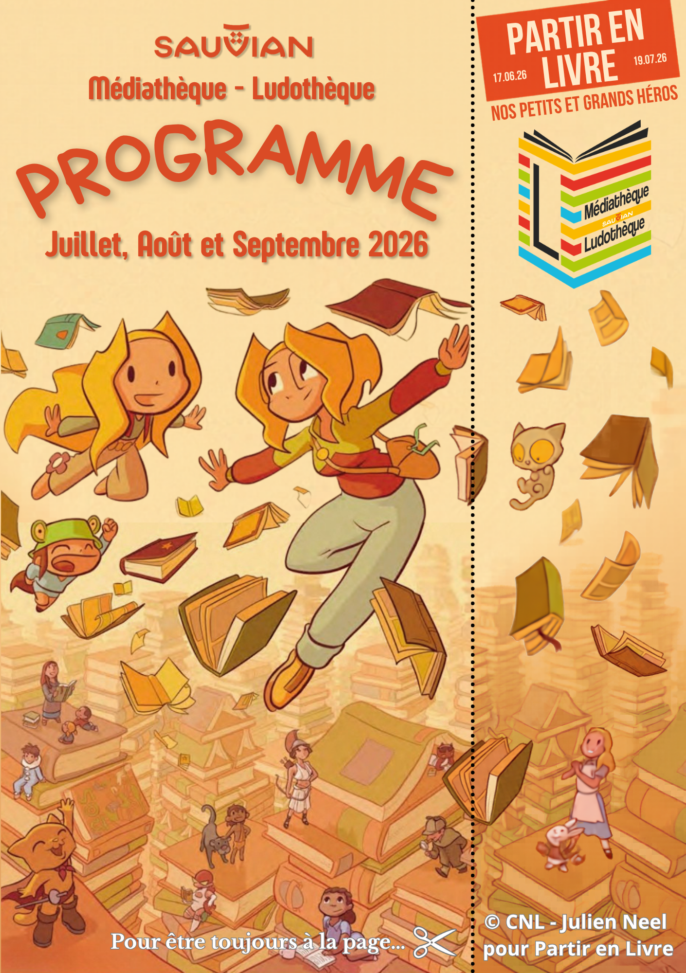 Le programme du 3ᵉ trimestre de la médiathèque est disponible !