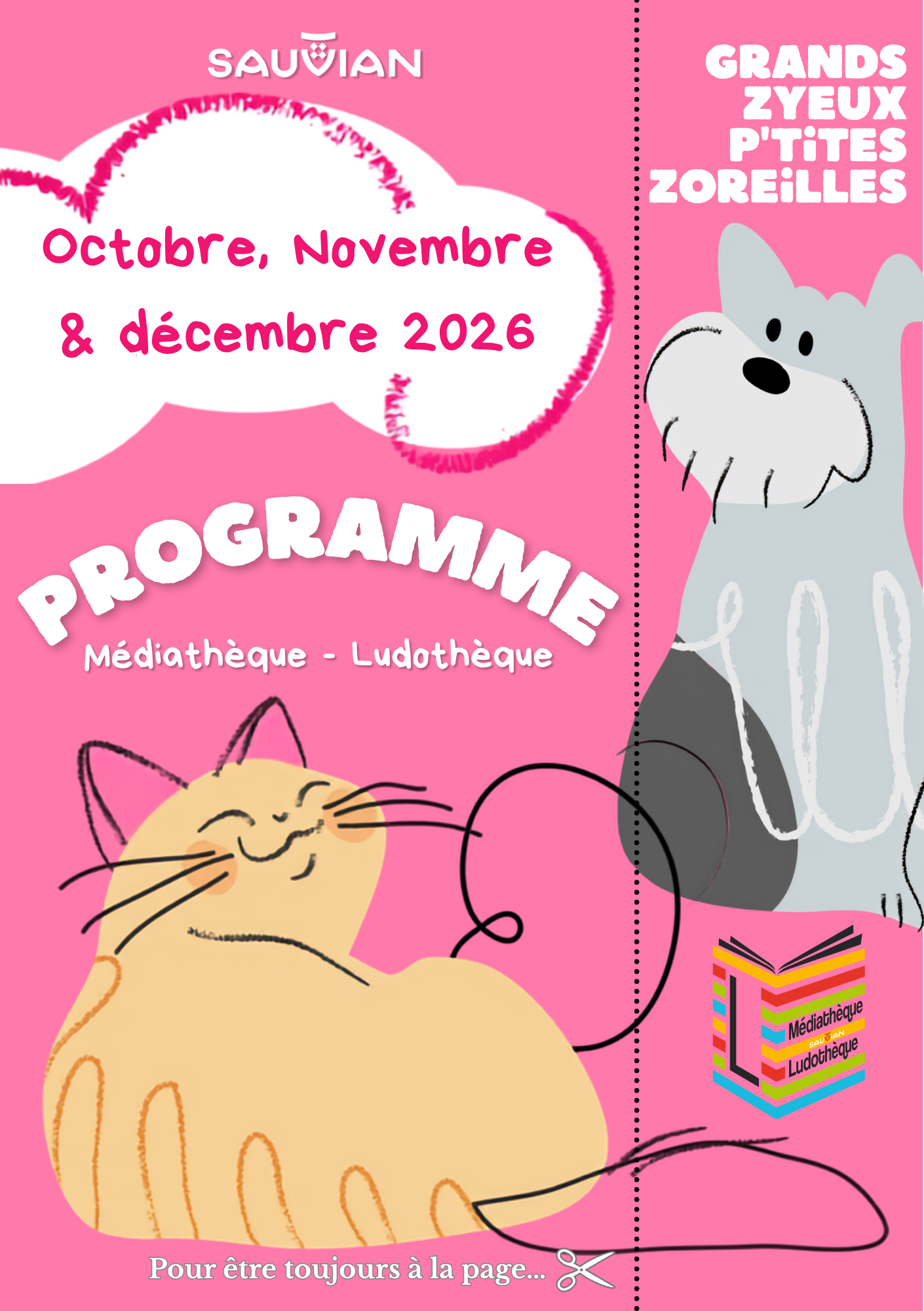 Découvrez le nouveau programme de la Média/Ludo